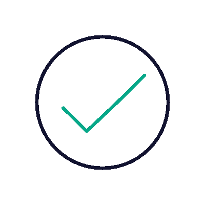 successful action checkmark